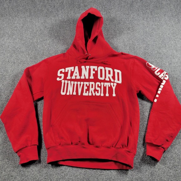 Champion Other - Stanford University Hoodie Mens Small Champion Cardinal Sweatshirt Pullover Coll